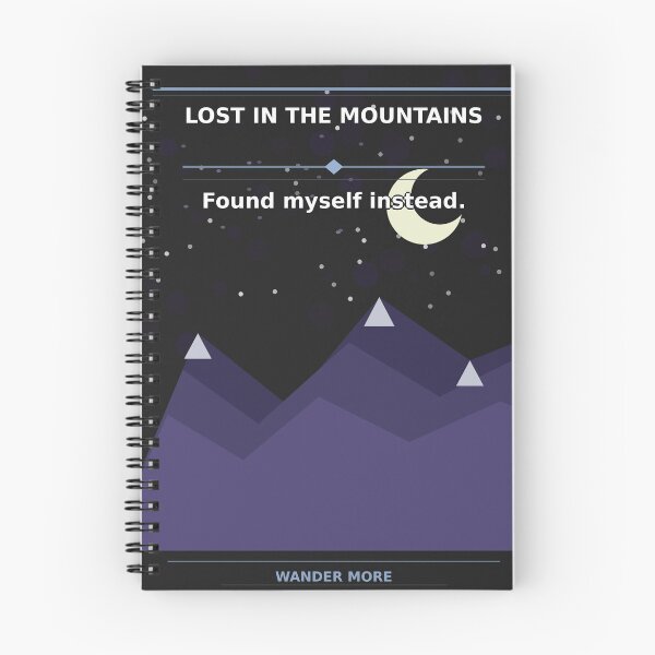 Item preview, Lost In The Mountains Found Myself designed and sold by madesignco.store.