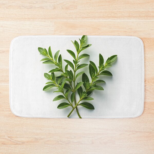 Item preview, Fresh Green Thyme Sprigs on White designed and sold by profustock.