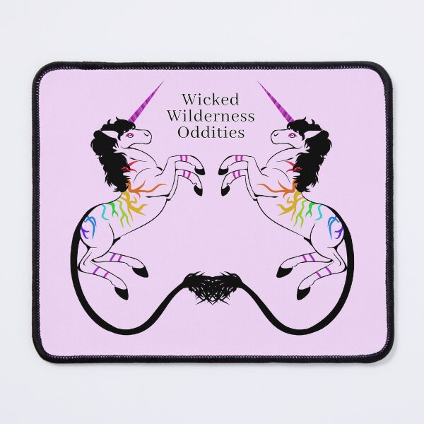 Item preview, Rampant Rainbow Unicorn - Wicked Wilderness designed and sold by Wicked-Oddities.