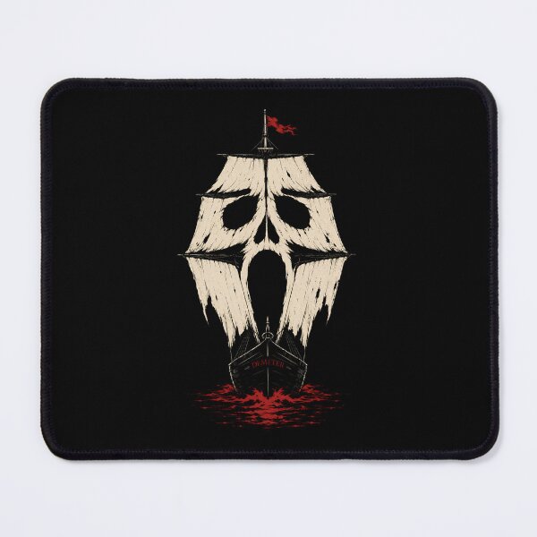 Item preview, Demeter Ship Screaming Skull Sail Dracula Horror Graphic Art designed and sold by Fenay Designs.
