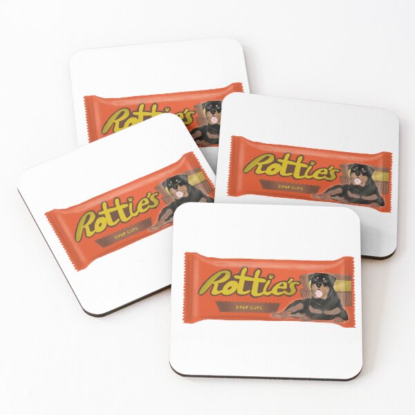 Item preview, Rottie Peanut Butter Pup Cups Candy Design for Dog Mom Dads Animal Lovers | Funny Parody Rottweiler  designed and sold by yashiki.
