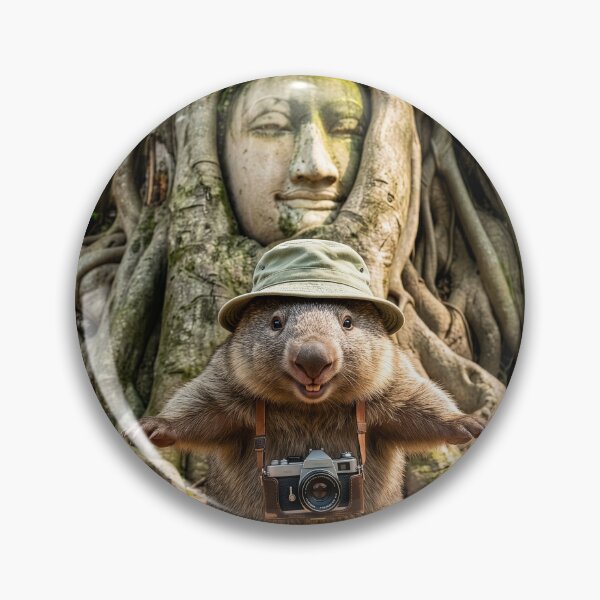 Item preview, Wombat on World Tour Visits Angkor Wat designed and sold by Tridentulus.