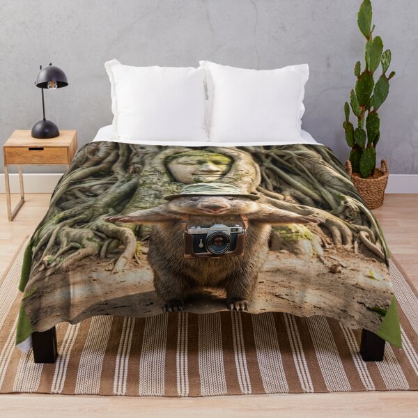 Item preview, Wombat on World Tour Visits Angkor Wat designed and sold by Tridentulus.