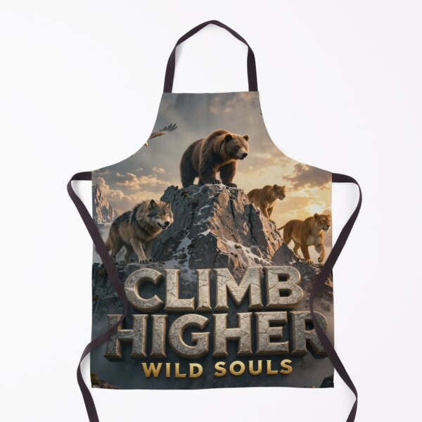 Item preview, Climb Higher Wild Souls Mountain Wildlife Art designed and sold by DervoTeck2767.