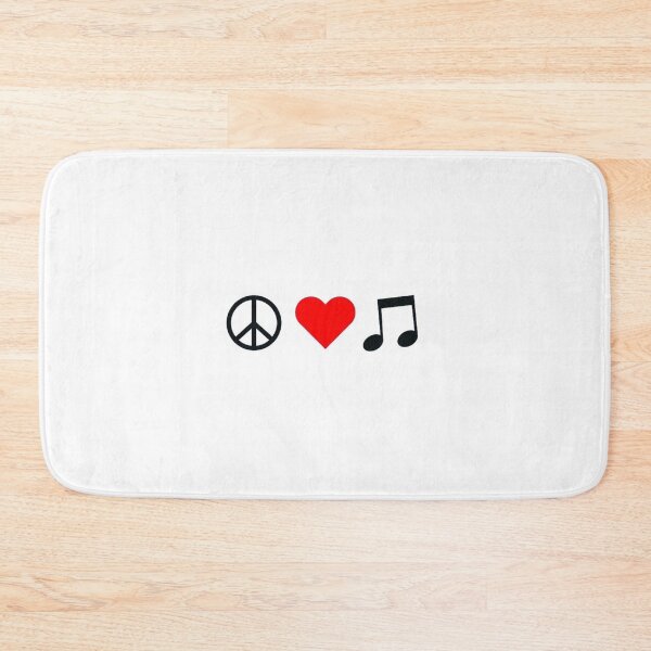 Item preview, PEACE LOVE MUSIC designed and sold by Pabhas.