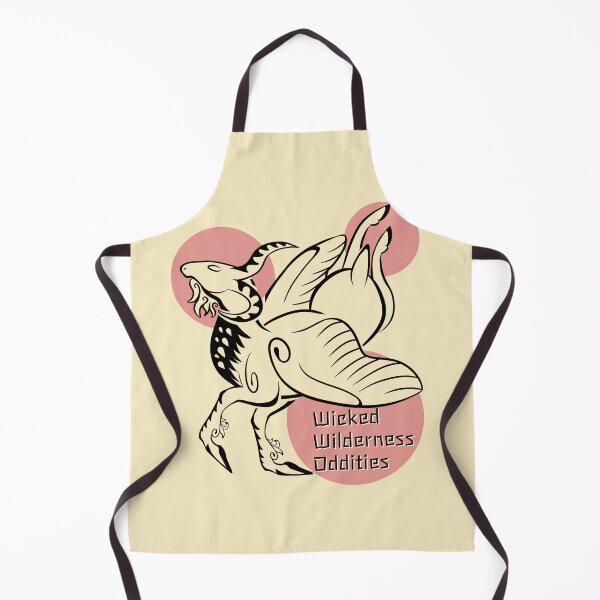 Item preview, Leaping Peryton - Wicked Wilderness Logo designed and sold by Wicked-Oddities.