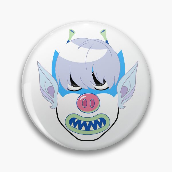 Item preview, Quirky Alien Monster Face- Bold Cartoon Character Design designed and sold by CrownINDesign.