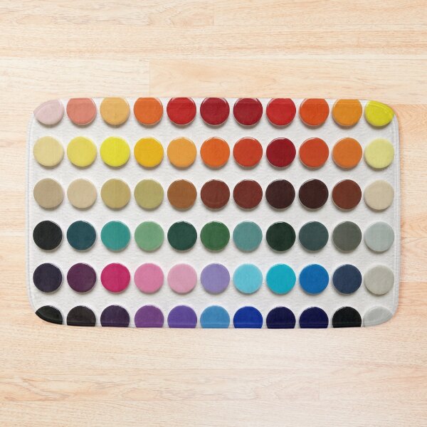 Item preview, Colorful Felt Circle Grid designed and sold by PixorStudio.
