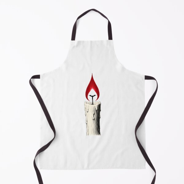 Item preview, Dracula Burning Candle Red Bat Flame Gothic Horror Art designed and sold by Fenay Designs.