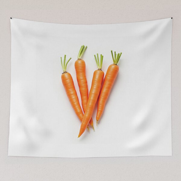 Item preview, Fresh Orange Carrots Group on White designed and sold by profustock.