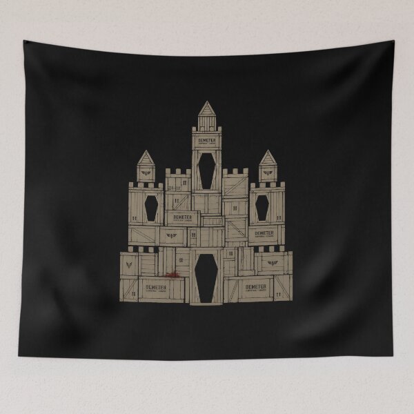 Item preview, Dracula Demeter Carpathia London Cargo Crate Castle Art designed and sold by Fenay Designs.