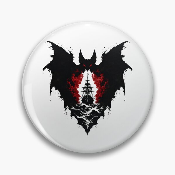 Item preview, Dracula Demeter Vampire Bat Stormy Sea Horror Graphic designed and sold by Fenay Designs.