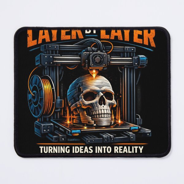 Item preview, Layer By Layer – 3D Printing Maker Shirt designed and sold by quantum X.