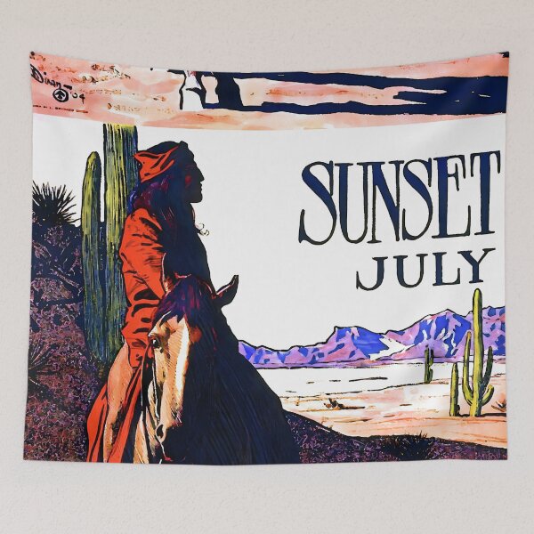 Item preview, Sunset July - Maynard Dixon designed and sold by Jon-Baran.