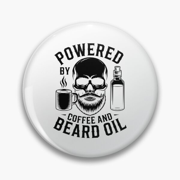 Item preview, Powered By Coffee And Beard Oil designed and sold by theartfulaspie.