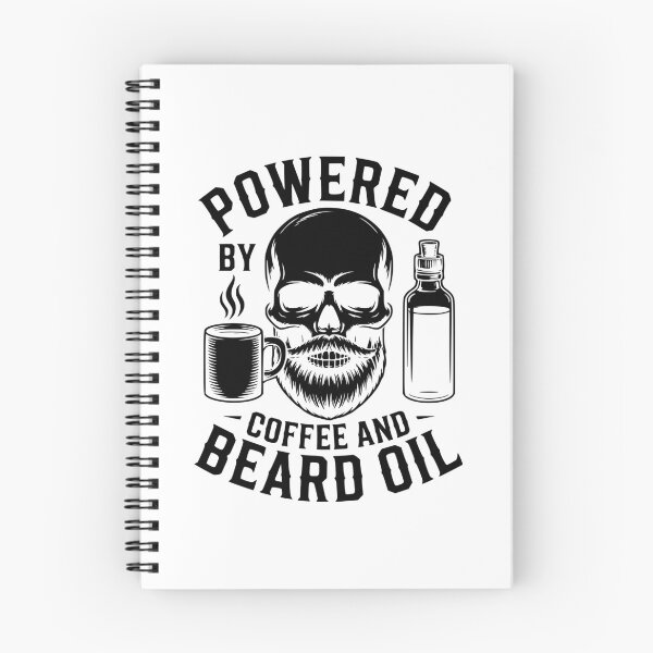 Item preview, Powered By Coffee And Beard Oil designed and sold by theartfulaspie.