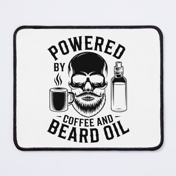 Item preview, Powered By Coffee And Beard Oil designed and sold by theartfulaspie.