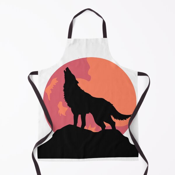 Item preview, Wolf Howling at Moon Silhouette Vector Art designed and sold by vibecraft_studio2.