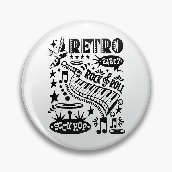 Artikelvorschau, Rockabilly-Musik, Retro-50er-Jahre-Sock-Hop, Rock and Roll, Doo Wop entworfen und verkauft von MemphisCenter.