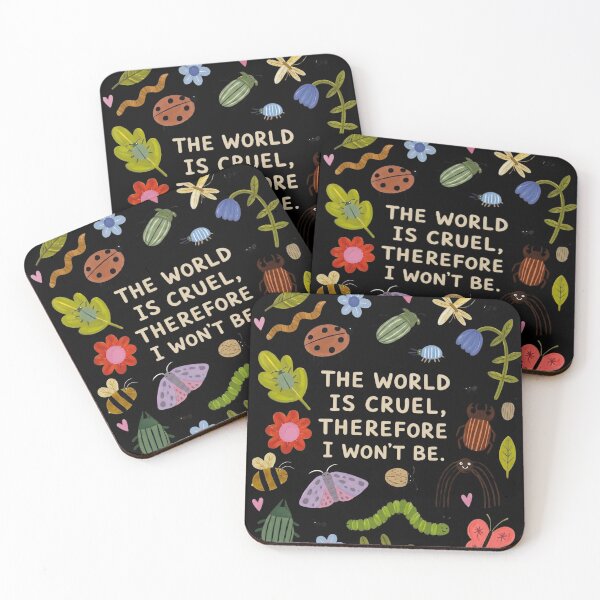Item preview, The World Is Cruel Therefore I Won't Be Cute Bugs Art designed and sold by VGAfanatic.