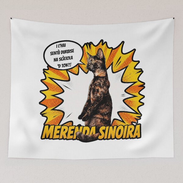Item preview, Merenda Sinoira Cat – Torino Vintage Pop Art designed and sold by Torinostalgia.