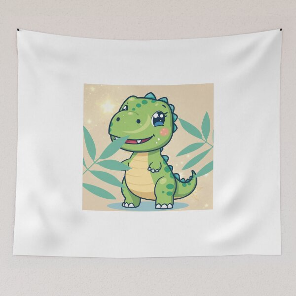 Item preview, Cute Little Dino Explorer designed and sold by BRIGHT LITTLE STUDIO.