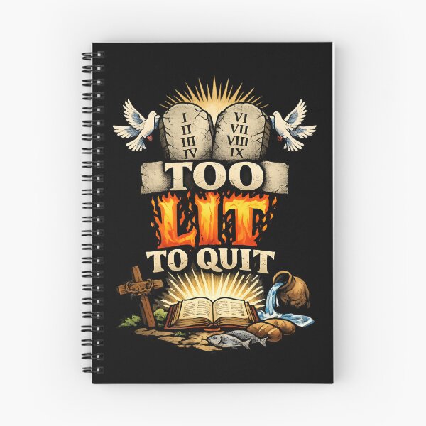 Item preview, Too Lit to Quit - Faith Inspired Motivational Christian designed and sold by SidTastic .