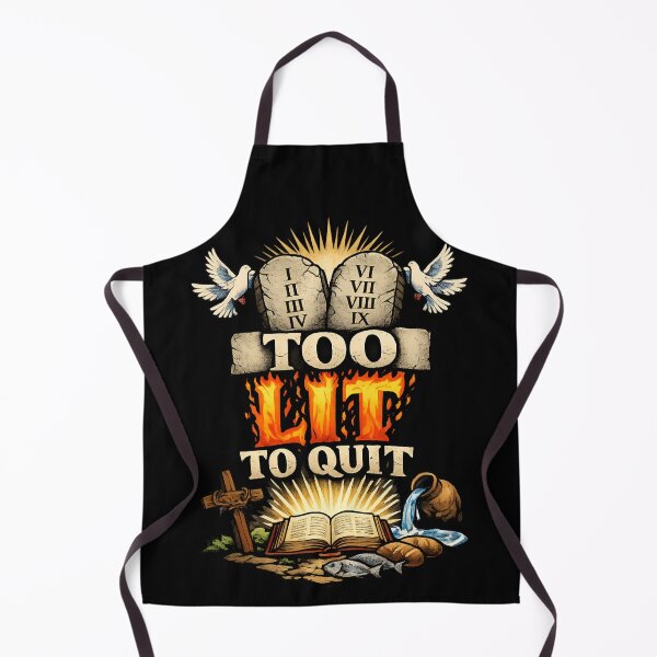 Item preview, Too Lit to Quit - Faith Inspired Motivational Christian designed and sold by SidTastic .