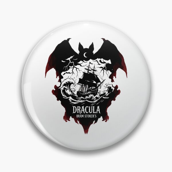 Item preview, Dracula Bram Stokers Cursed Demeter Ship Bat Silhouette Gothic Art designed and sold by Fenay Designs.