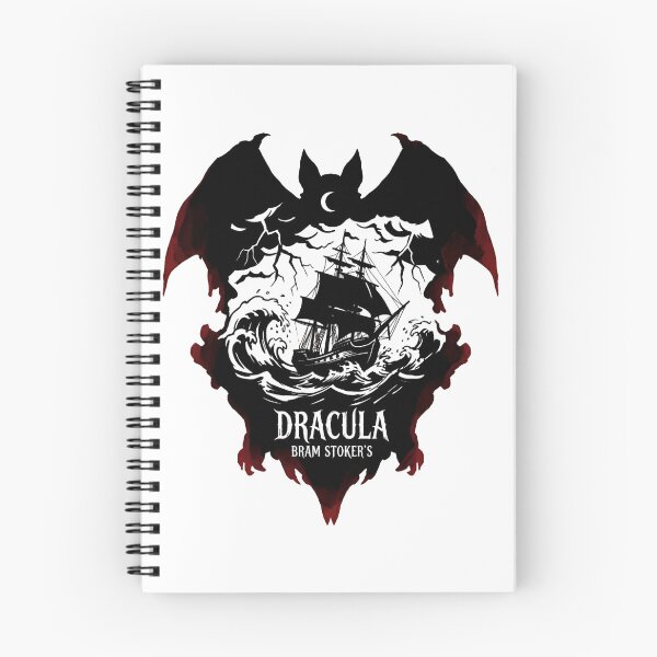 Item preview, Dracula Bram Stokers Cursed Demeter Ship Bat Silhouette Gothic Art designed and sold by Fenay Designs.