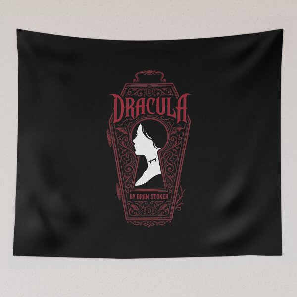 Item preview, Dracula by Bram Stoker Coffin Lucy Vampire Bite Art designed and sold by Fenay Designs.