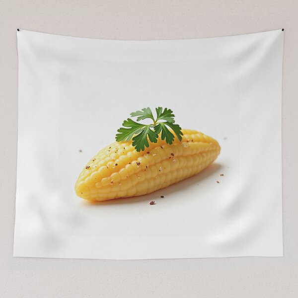 Item preview, Premium Baby Corn Still Life – Minimalist Food Photography designed and sold by profustock.