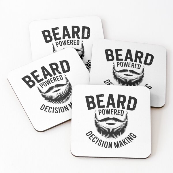 Item preview, Beard Powered Decision Making designed and sold by theartfulaspie.