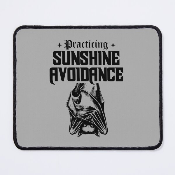 Item preview, Practicing Sunshine Avoidance Funny Goth Bat Illustration designed and sold by LinaValearte.