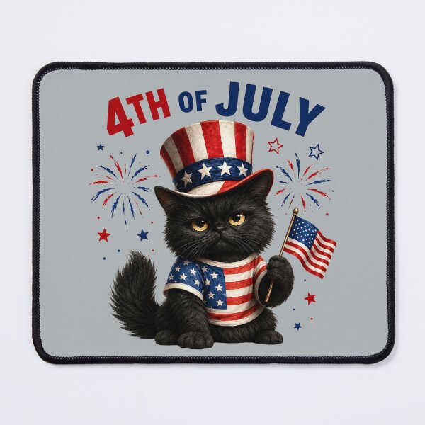 Item preview, 4th of July Floof Cat designed and sold by lumar23.