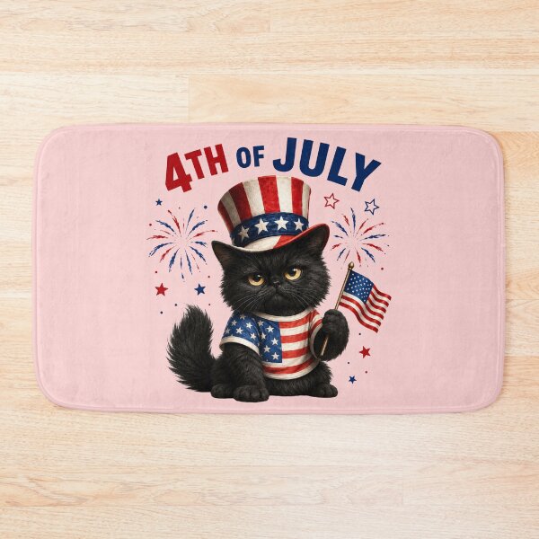 Item preview, 4th of July Floof Cat designed and sold by lumar23.