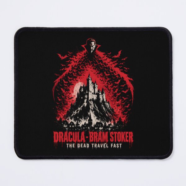 Item preview, Dracula Bram Stoker The Dead Travel Fast Bat Swarm Castle Art designed and sold by Fenay Designs.
