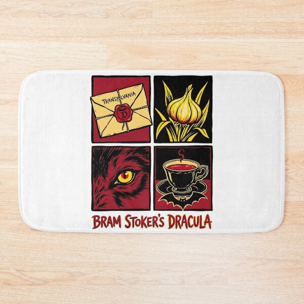 Item preview, Bram Stokers Dracula Pop Art Comic Panels Garlic Letter Eye Art designed and sold by Fenay Designs.