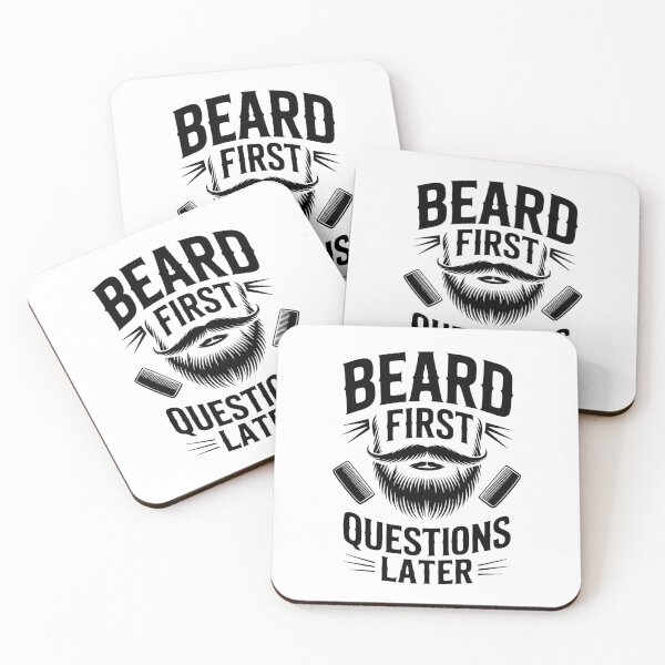 Item preview, Beard First Questions Later designed and sold by theartfulaspie.