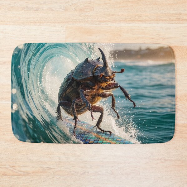 Item preview, Dung Beetle Surfer Knows How to Live designed and sold by Tridentulus.