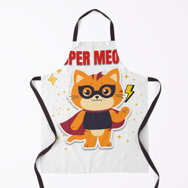Item preview, Super Meow Hero Cat designed and sold by BRIGHT LITTLE STUDIO.