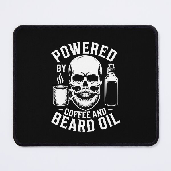 Item preview, Powered By Coffee And Beard Oil designed and sold by theartfulaspie.
