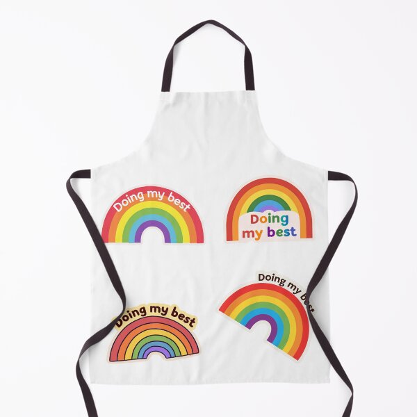 Item preview, Doing my best rainbow sticker pack designed and sold by MendaciousMina.