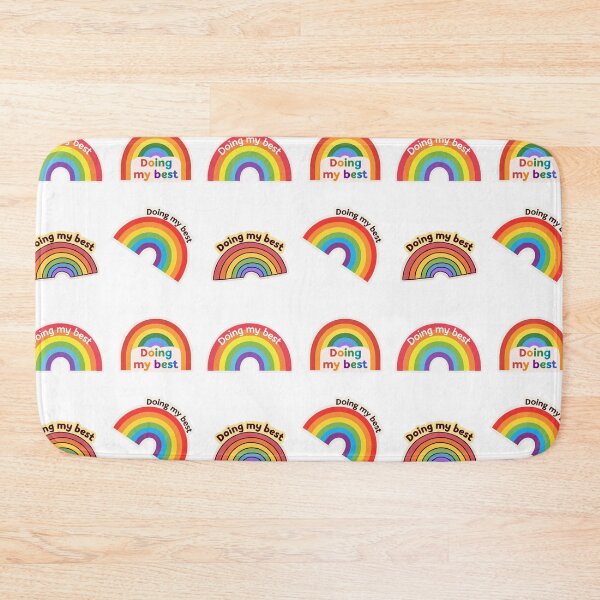 Item preview, Doing my best rainbow sticker pack designed and sold by MendaciousMina.