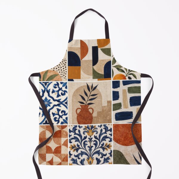 Item preview, Mediterranean Boho Tile Pattern designed and sold by Maria Dryfhout.