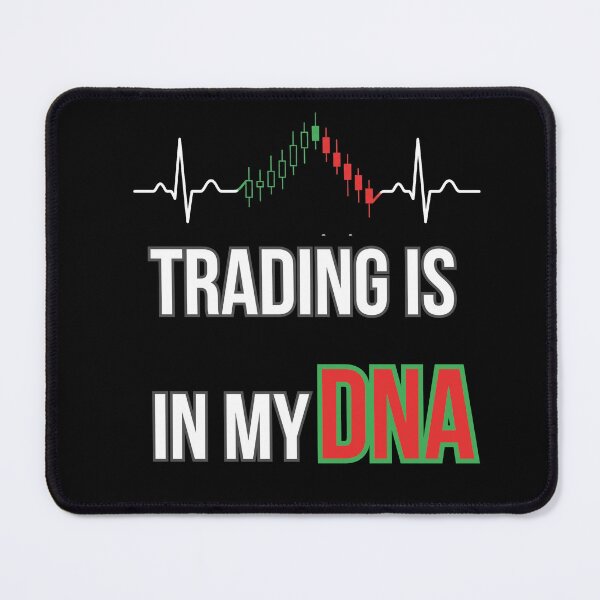 Item preview, Trading Is In My DNA - Stock Market Candlestick Heartbeat designed and sold by @PrintovaArt.