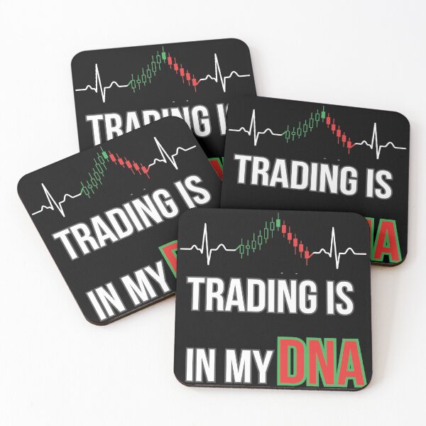 Item preview, Trading Is In My DNA - Stock Market Candlestick Heartbeat designed and sold by @PrintovaArt.