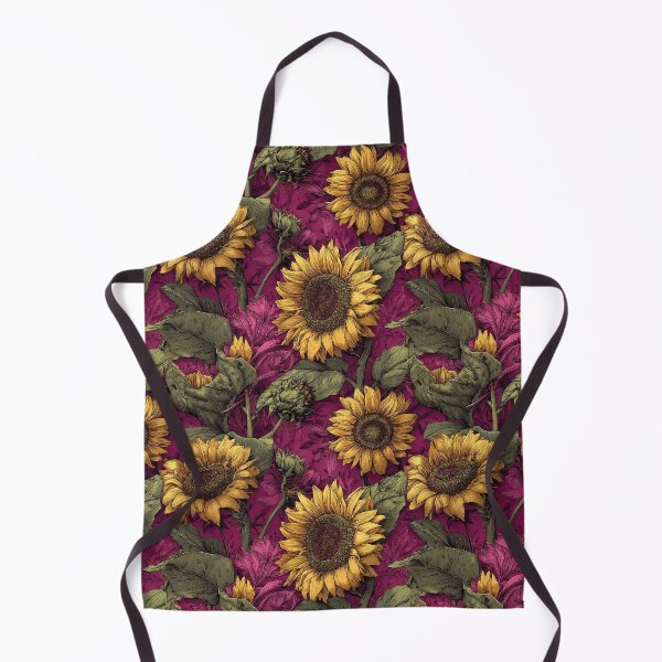 Item preview, Ornamental Sunflower Texture - Flower Bouquet Pattern - Housewarming Gift Ideas designed and sold by RoyalStarsPatts.