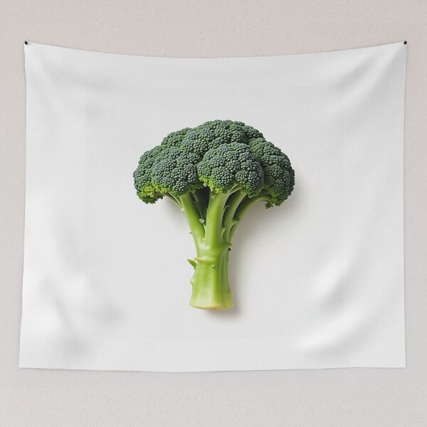 Item preview, Minimalist Broccoli Still Life – Clean Food Photography designed and sold by profustock.