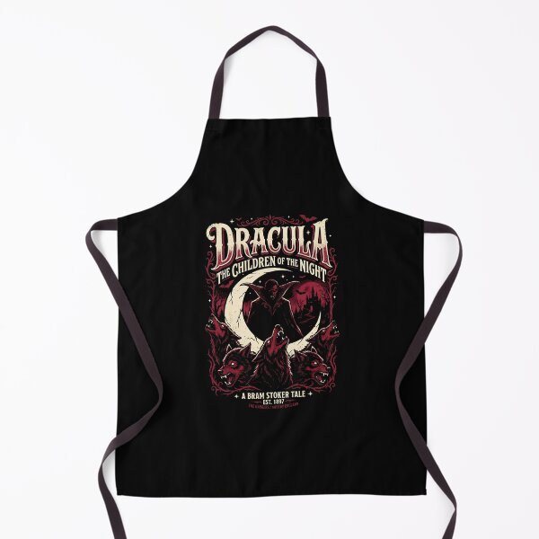 Item preview, Dracula The Children Of The Night Howling Wolves Bram Stoker Poster designed and sold by Fenay Designs.
